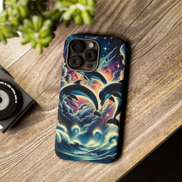 Cosmic Dolphins WD-D008 By Wyldesigns Tough Cases - Image 190