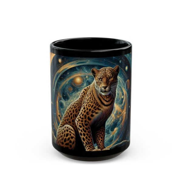 Cosmic Leopard WD-D013 By Wyldesigns Black Mug (11oz, 15oz)