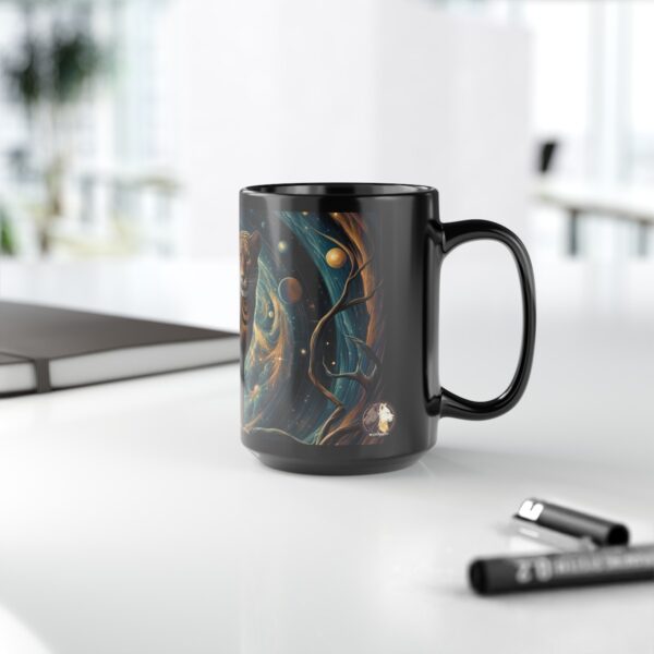 Cosmic Leopard WD-D013 By Wyldesigns Black Mug (11oz, 15oz) - Image 9