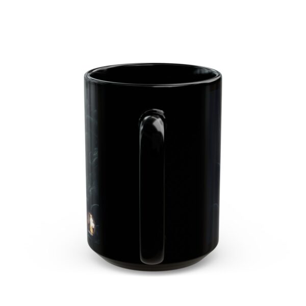 Black Panther WD-D002 By Wyldesigns Black Mug (11oz, 15oz) - Image 4