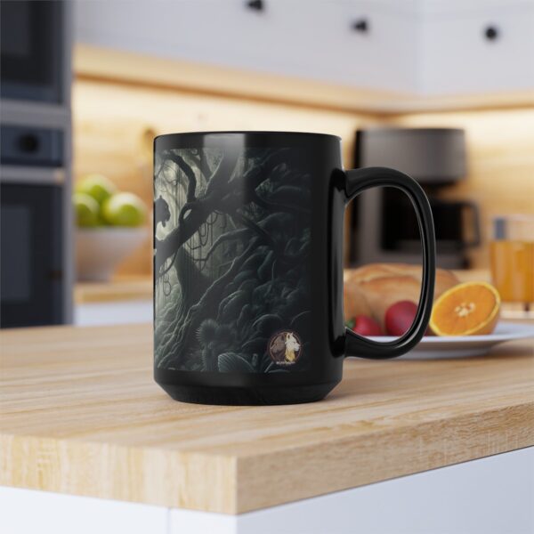 Black Panther WD-D002 By Wyldesigns Black Mug (11oz, 15oz) - Image 7