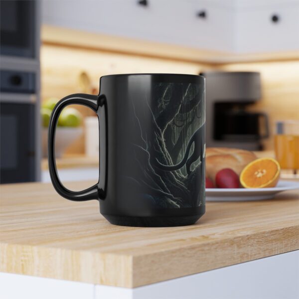 Black Panther WD-D002 By Wyldesigns Black Mug (11oz, 15oz) - Image 8