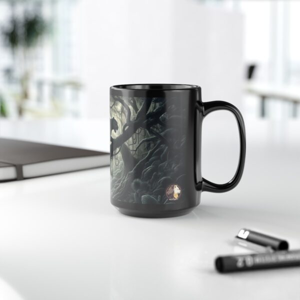 Black Panther WD-D002 By Wyldesigns Black Mug (11oz, 15oz) - Image 9