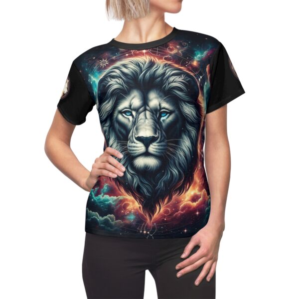Lion In The Sky WD-D014 By Wyldesigns Women's Cut & Sew Tee (AOP)