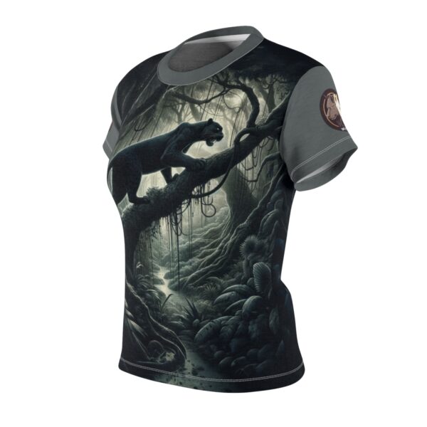 Black Panther WD-D002 By Wyldesigns Women's Cut & Sew Tee (AOP) - Image 8