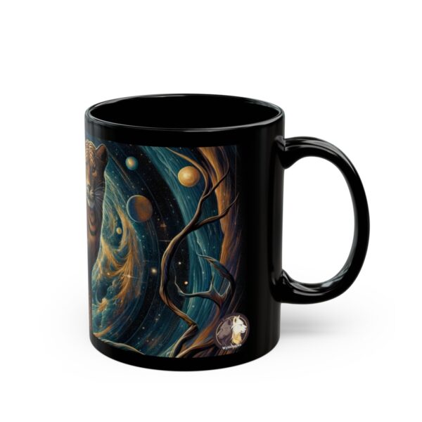 Cosmic Leopard WD-D013 By Wyldesigns Black Mug (11oz, 15oz) - Image 11