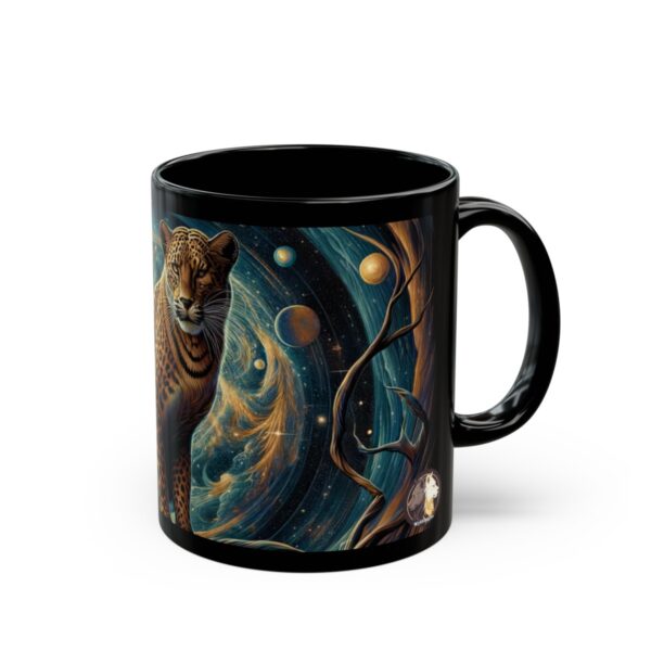 Cosmic Leopard WD-D013 By Wyldesigns Black Mug (11oz, 15oz) - Image 14