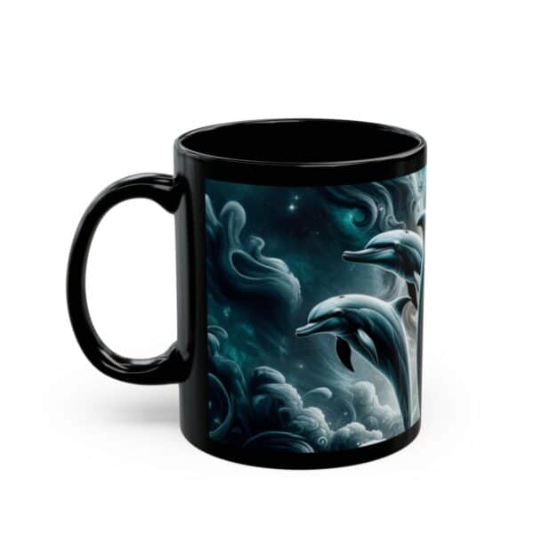 Dolphins Jumping WD-D007 By Wyldesigns Black Mug (11oz, 15oz) - Image 12