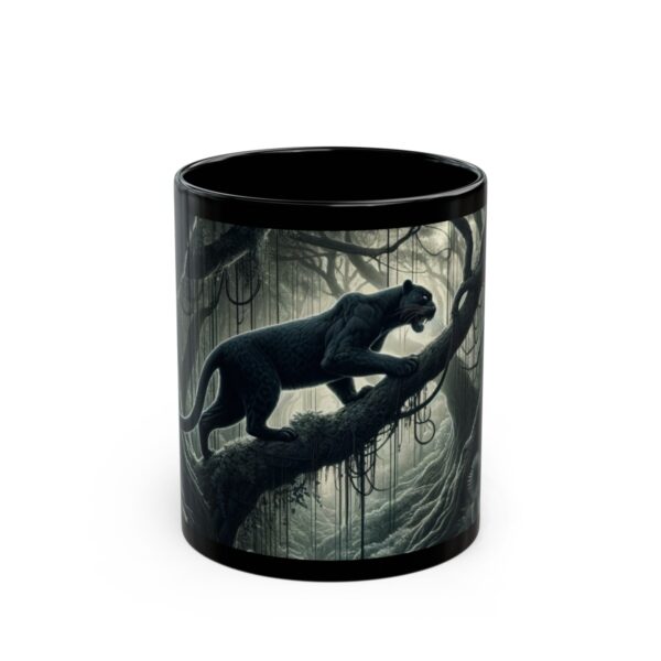 Black Panther WD-D002 By Wyldesigns Black Mug (11oz, 15oz) - Image 10