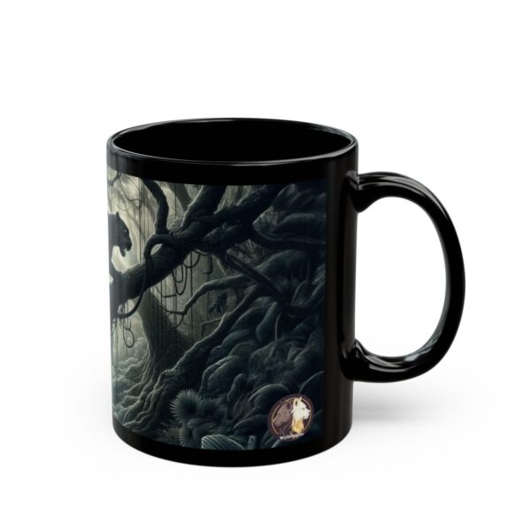 Black Panther WD-D002 By Wyldesigns Black Mug (11oz, 15oz) - Image 11