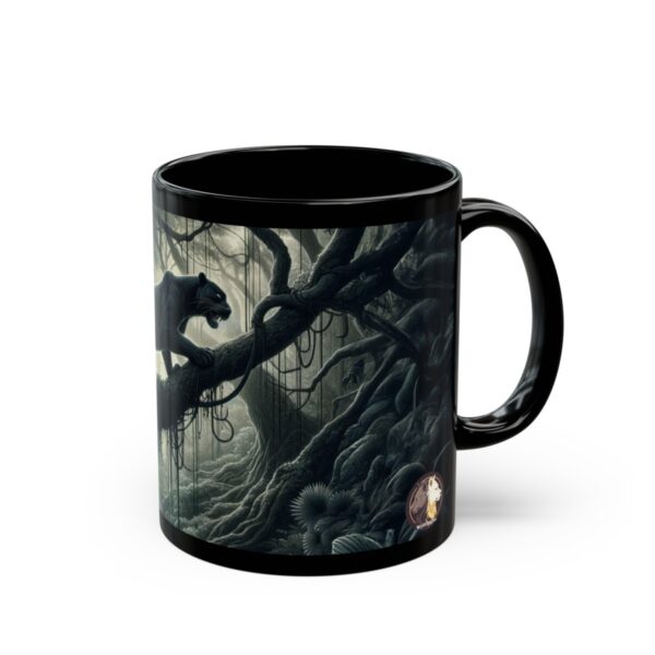 Black Panther WD-D002 By Wyldesigns Black Mug (11oz, 15oz) - Image 14