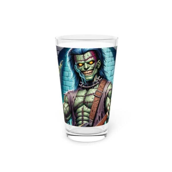 Monster Mosh 2024 Tour Frankie On Guitar MM-D002 Pint Glass, 16oz - Image 2