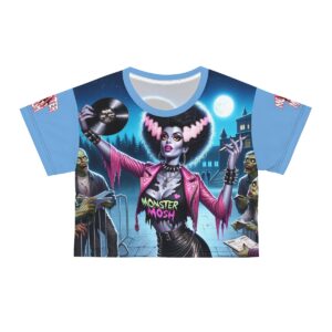 Women’s Crop-Top Tees: Monster Mosh