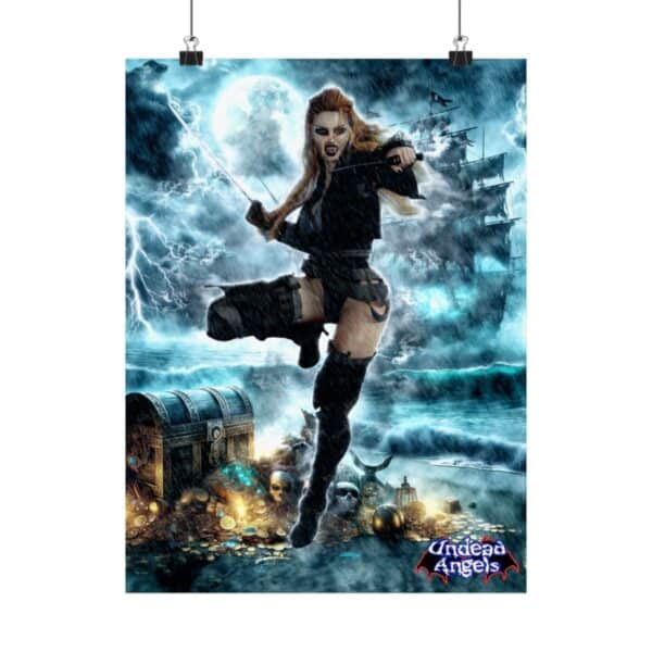 Rusila Undead Angel Vampire Pirate – RUS-DZ001 Art Matte Vertical Posters - Image 9