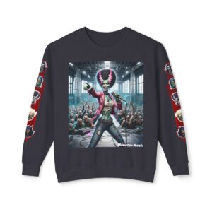 Unisex Lightweight Crewneck Sweatshirt: Monster Mosh