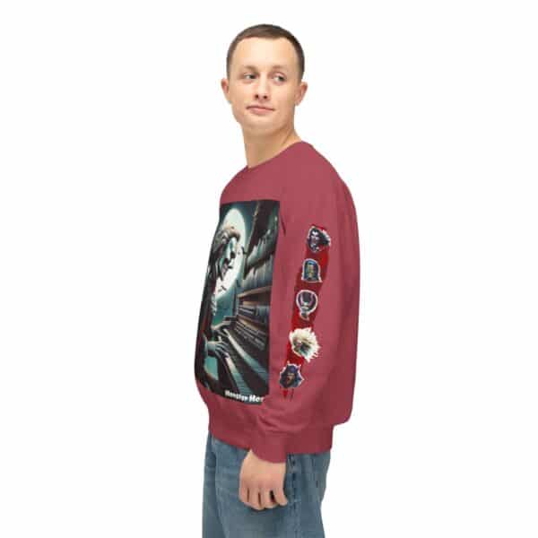 Monster Mosh 2024 Tour Phantom On Organ MM-D007 Deluxe Unisex Lightweight Crewneck Sweatshirt - Image 32