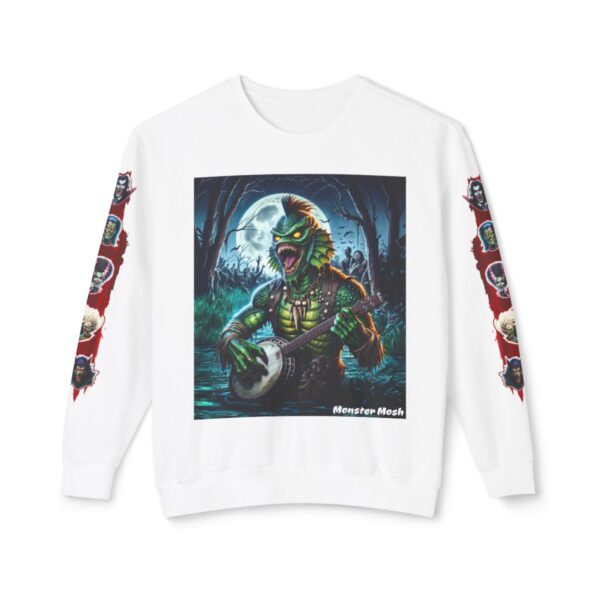 Monster Mosh 2024 Tour Gill On Banjo MM-D005 Deluxe Unisex Lightweight Crewneck Sweatshirt - Image 9