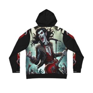 Men's Grafix Hoodie (AOP): Monster Mosh