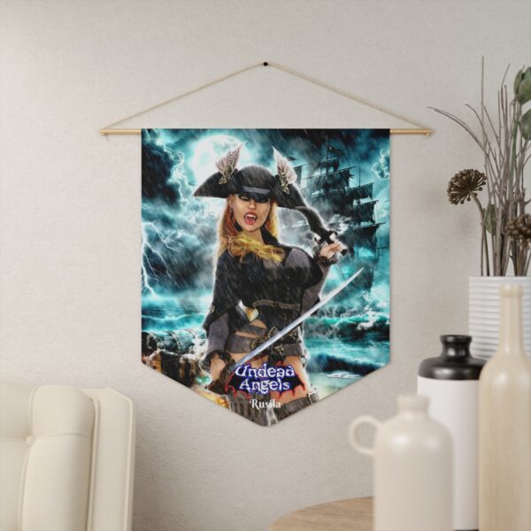 Rusila Undead Angel Vampire Pirate RUS-DZ002 Art Pennant - Image 3