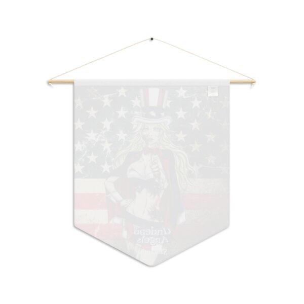 Samantha Undead Angel Patriot Classic Art Pennant - Image 2