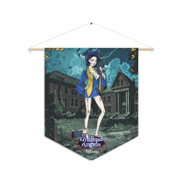 Tiffany Undead Angel Graduate Classic Art Pennant