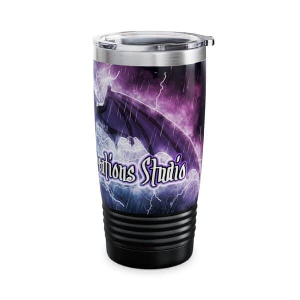 Ghastly Wicked Creations Featuring Undead Angel Juliette Lightning Ringneck Tumbler, 20oz - Image 4