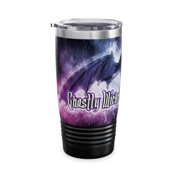 Ghastly Wicked Creations Featuring Undead Angel Juliette Lightning Ringneck Tumbler, 20oz - Image 2