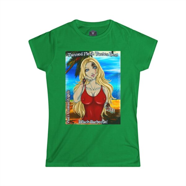 Shay Undead Angel Zombie Lifeguard - Classic Art w/Text C1 Re-Issue Women's Softstyle Tee - Image 19