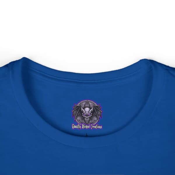 Buffy Undead Angel Zombie Cheerleader – Classic Art w/Text Re-Issue Women's Softstyle Tee - Image 9