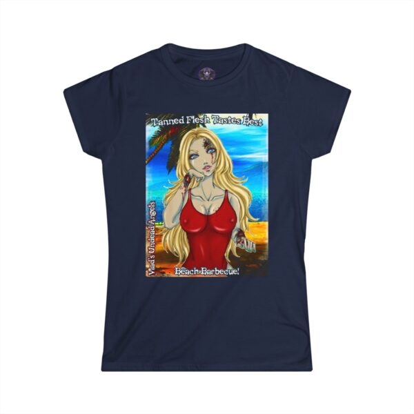 Shay Undead Angel Zombie Lifeguard - Classic Art w/Text C1 Re-Issue Women's Softstyle Tee