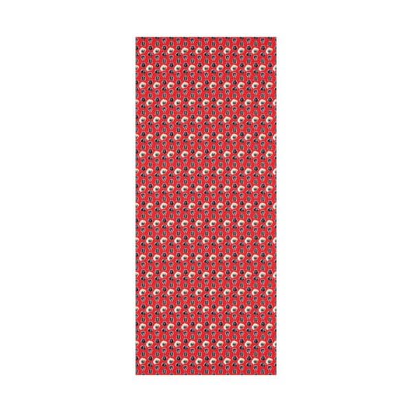 Monster Mosh Heads on Red Gift Wrap Papers - Image 21