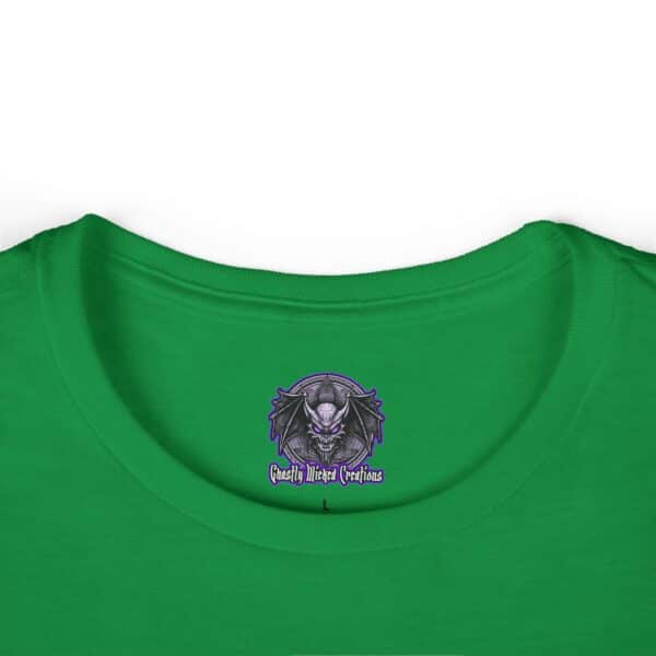 Fiona Undead Angel Leprechaun Queen – Classic Art w/Text Re-Issue Women's Softstyle Tee - Image 21