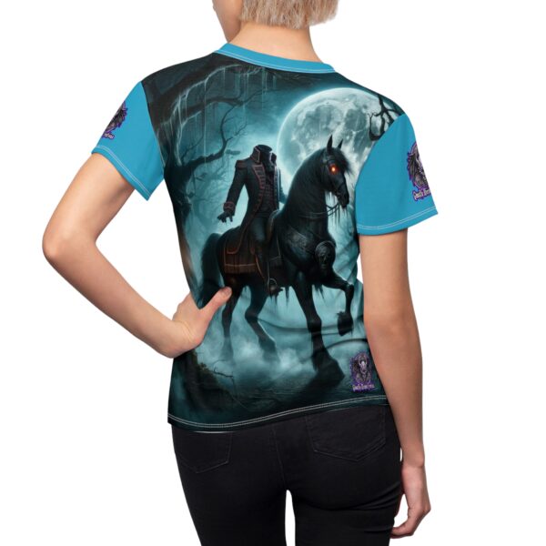 Headless Horseman Of Sleepy Hollow #DZ-HH-001 Women's Cut & Sew Tee (AOP) - Image 11