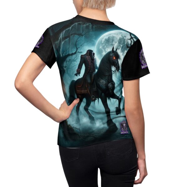 Headless Horseman Of Sleepy Hollow #DZ-HH-001 Women's Cut & Sew Tee (AOP) - Image 5