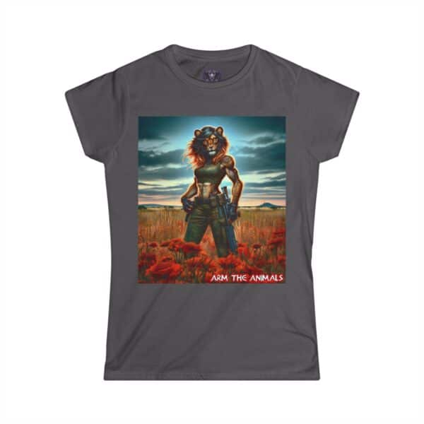 Arm The Animals: Hunter Lioness #AA-D-Lis001 Women's Softstyle Tee - Image 31