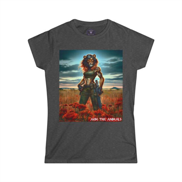 Arm The Animals: Hunter Lioness #AA-D-Lis001 Women's Softstyle Tee - Image 28