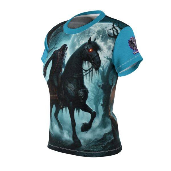 Headless Horseman Of Sleepy Hollow #DZ-HH-001 Women's Cut & Sew Tee (AOP) - Image 8