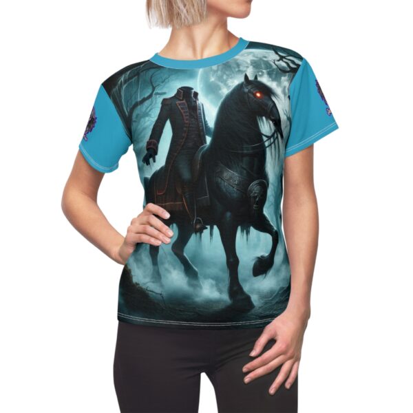 Headless Horseman Of Sleepy Hollow #DZ-HH-001 Women's Cut & Sew Tee (AOP) - Image 10