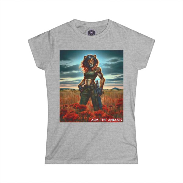 Arm The Animals: Hunter Lioness #AA-D-Lis001 Women's Softstyle Tee - Image 16