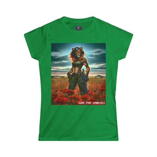 Arm The Animals: Hunter Lioness #AA-D-Lis001 Women's Softstyle Tee - Image 25