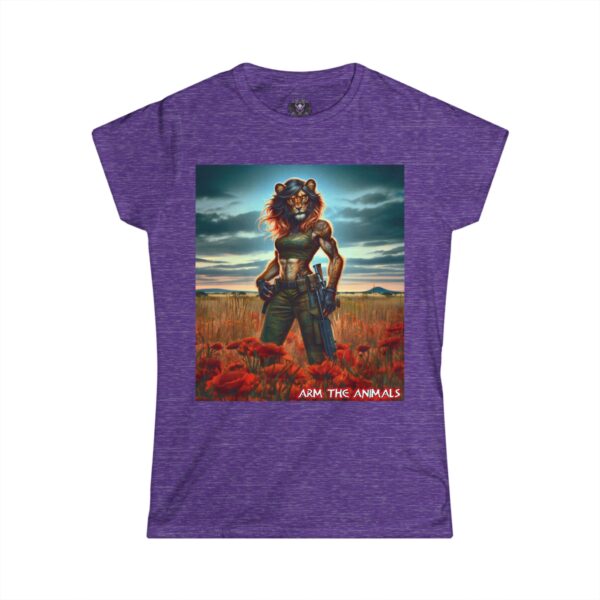 Arm The Animals: Hunter Lioness #AA-D-Lis001 Women's Softstyle Tee - Image 34