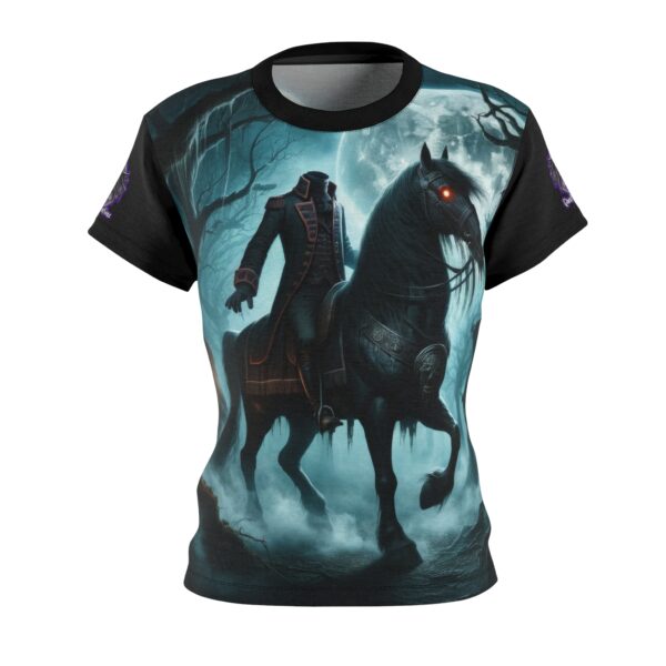 Headless Horseman Of Sleepy Hollow #DZ-HH-001 Women's Cut & Sew Tee (AOP) - Image 2