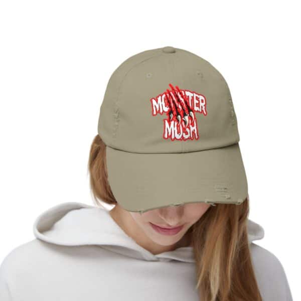 Monster Mosh Logo Distressed Cap for Gothic Style Lovers - Image 32