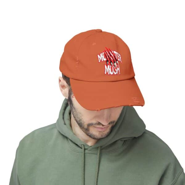 Monster Mosh Logo Distressed Cap for Gothic Style Lovers - Image 13