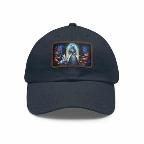 Undead Alice & White Rabbit Zombie #WT-D-A03 Leather Patch Dad Hat - Casual Style for Music Lovers - Image 81