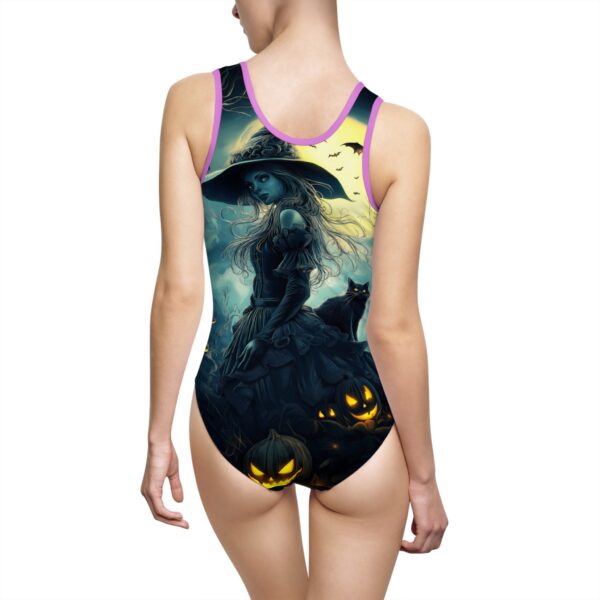 Swimsuit - Witch With Black Cat By Moonlight #MJ-W001 - Image 18
