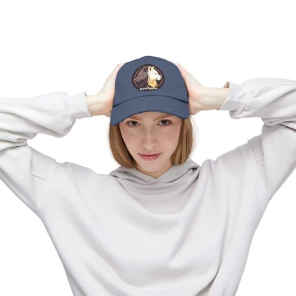 Wyldesigns Logo Distressed Cap for Gothic Style Lovers - Image 14