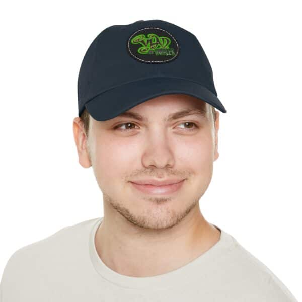 Vlad The Inhaler Band Artistic Round Leather Patch Dad Hat - Stylish Casual Cap - Image 75