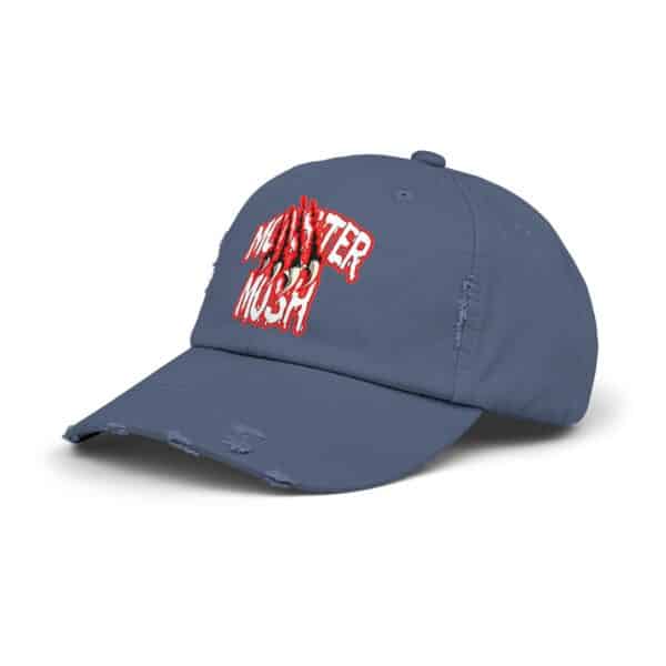 Monster Mosh Logo Distressed Cap for Gothic Style Lovers - Image 2