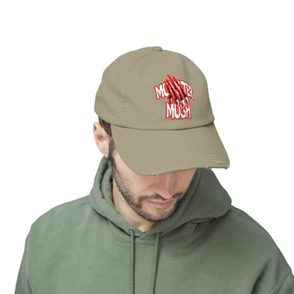 Monster Mosh Logo Distressed Cap for Gothic Style Lovers - Image 34